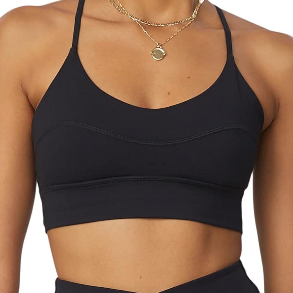 NWT Bandier x Sincerely Jules Black Sports Bra